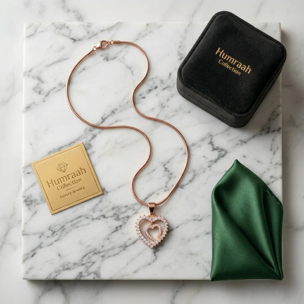 Celestial Charm Heart Shape Necklace for Beauties 👸