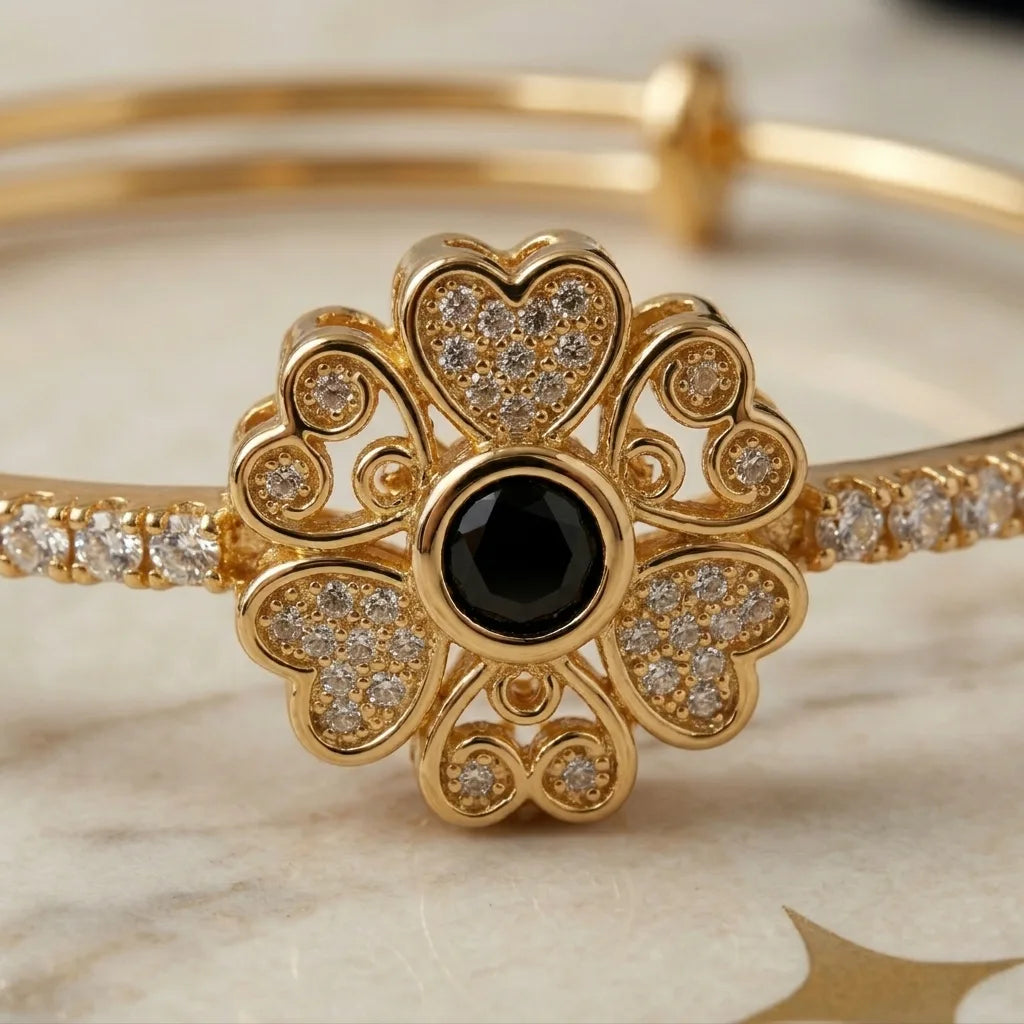 Floral Shape Eternal Shine Braclet for Special Occassions👸