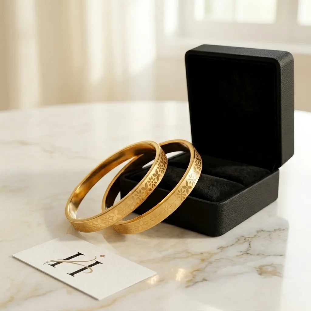 Noor-e-Zar Premium Bangle pair for Women 👸🥀